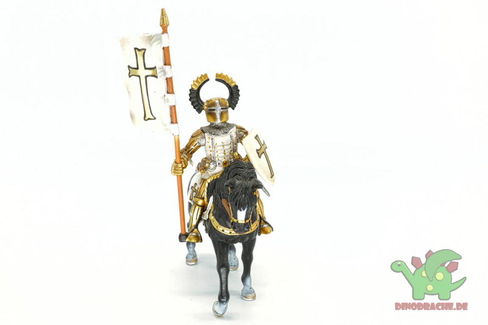 Schleich Fahnenträger auf Pferd 70035